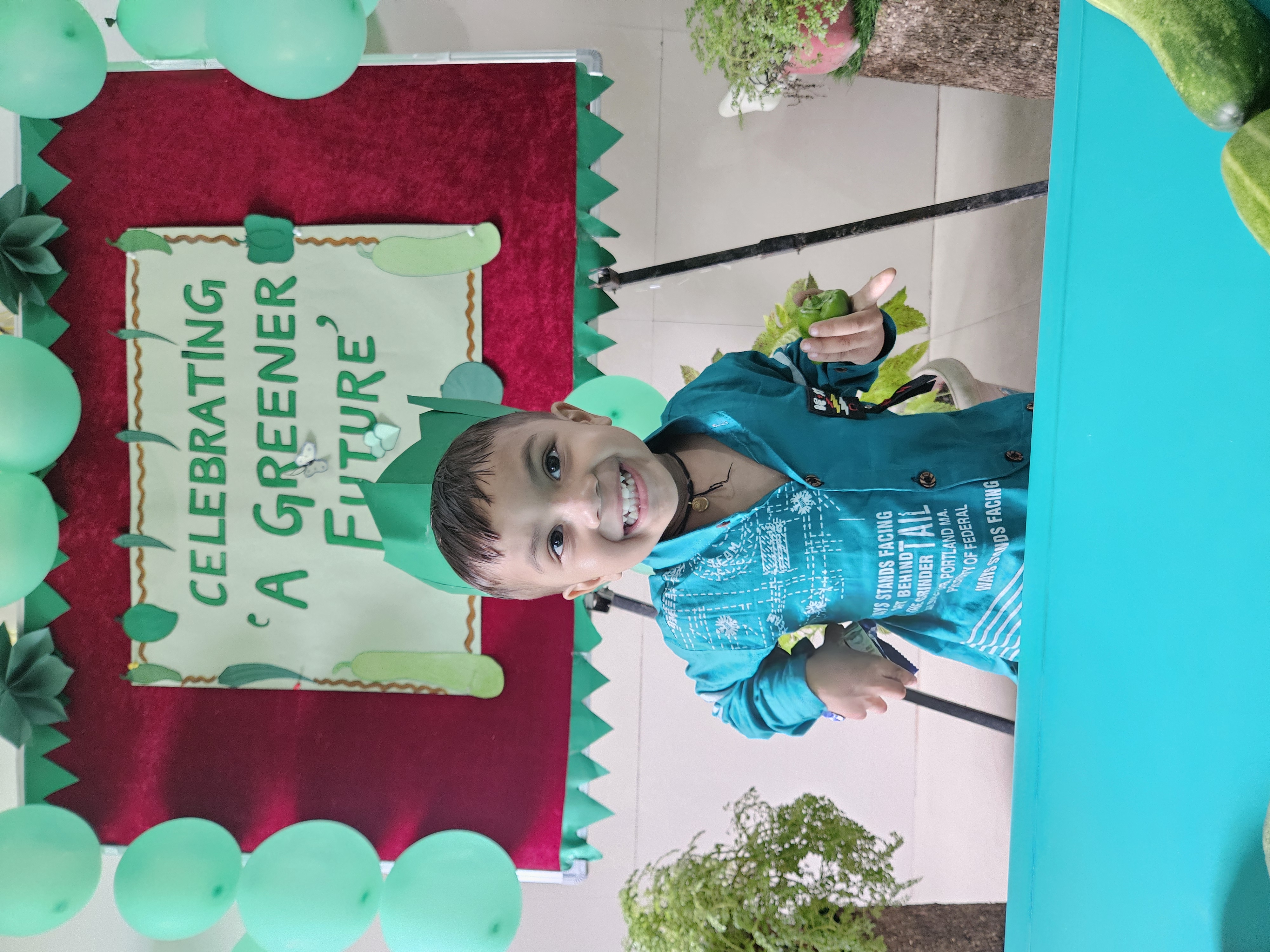 Students during a school programme