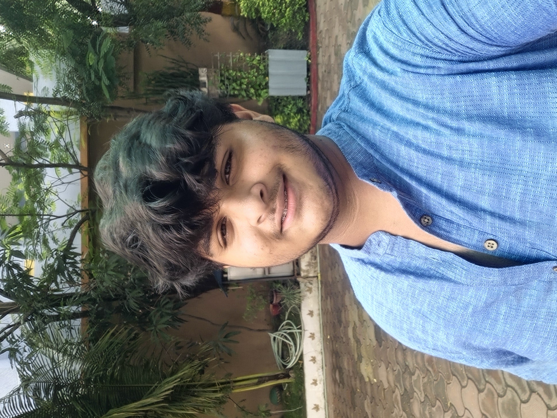 Student portrait in the school campus